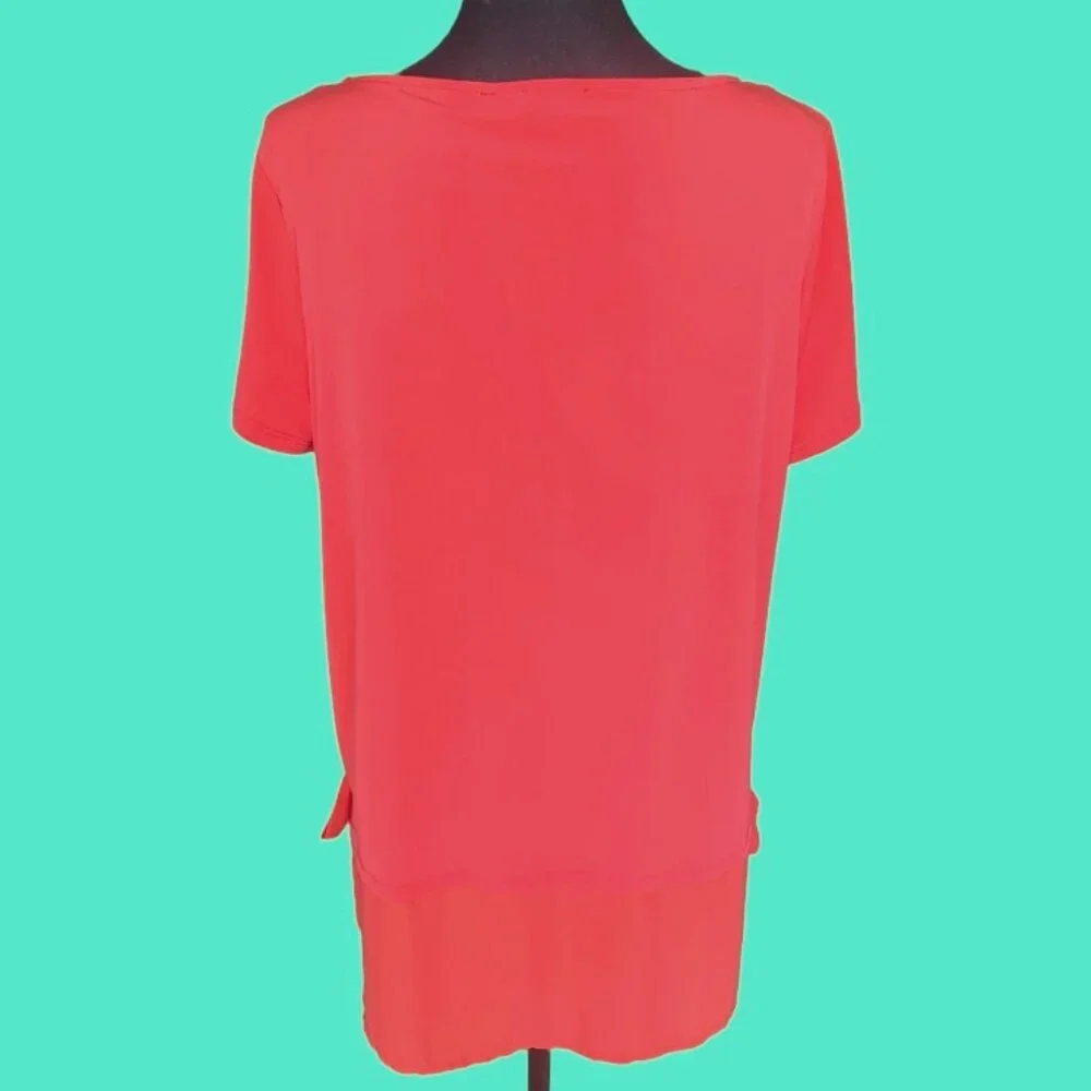 Ivanka Trump Red Tunic Top - Picture 3 of 6